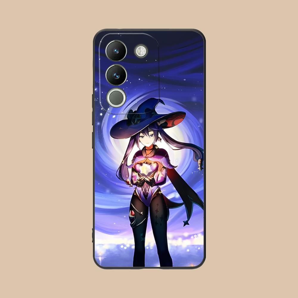 Игровой чехол GI Mona Матовый ТПУ для мобильного телефона VIVO Y77 76 75 74 73 72 58 56 55 51 50 38 36 Y19 Y18 Y03 Y01 5G Цветная крышка
