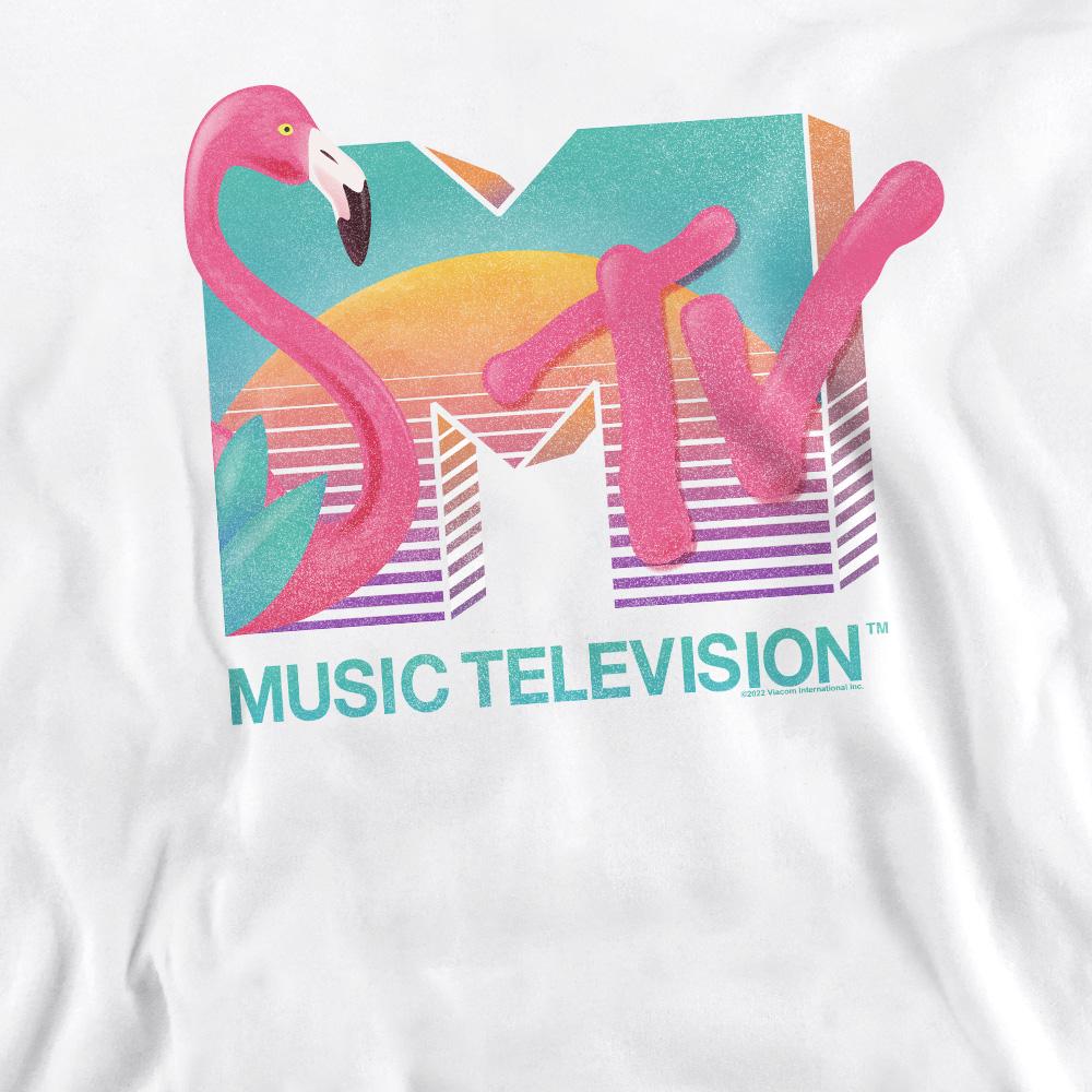 Толстовка унисекс для взрослых с логотипом фламинго MTV