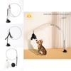 Pet Play Toy Feather Wand With Plastic And Steel Components For Cats