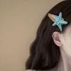 Летняя заколка для волос «морская звезда» в корейском стиле, милая заколка для челки, модная заколка для волос «морская звезда» для женщин/девочек