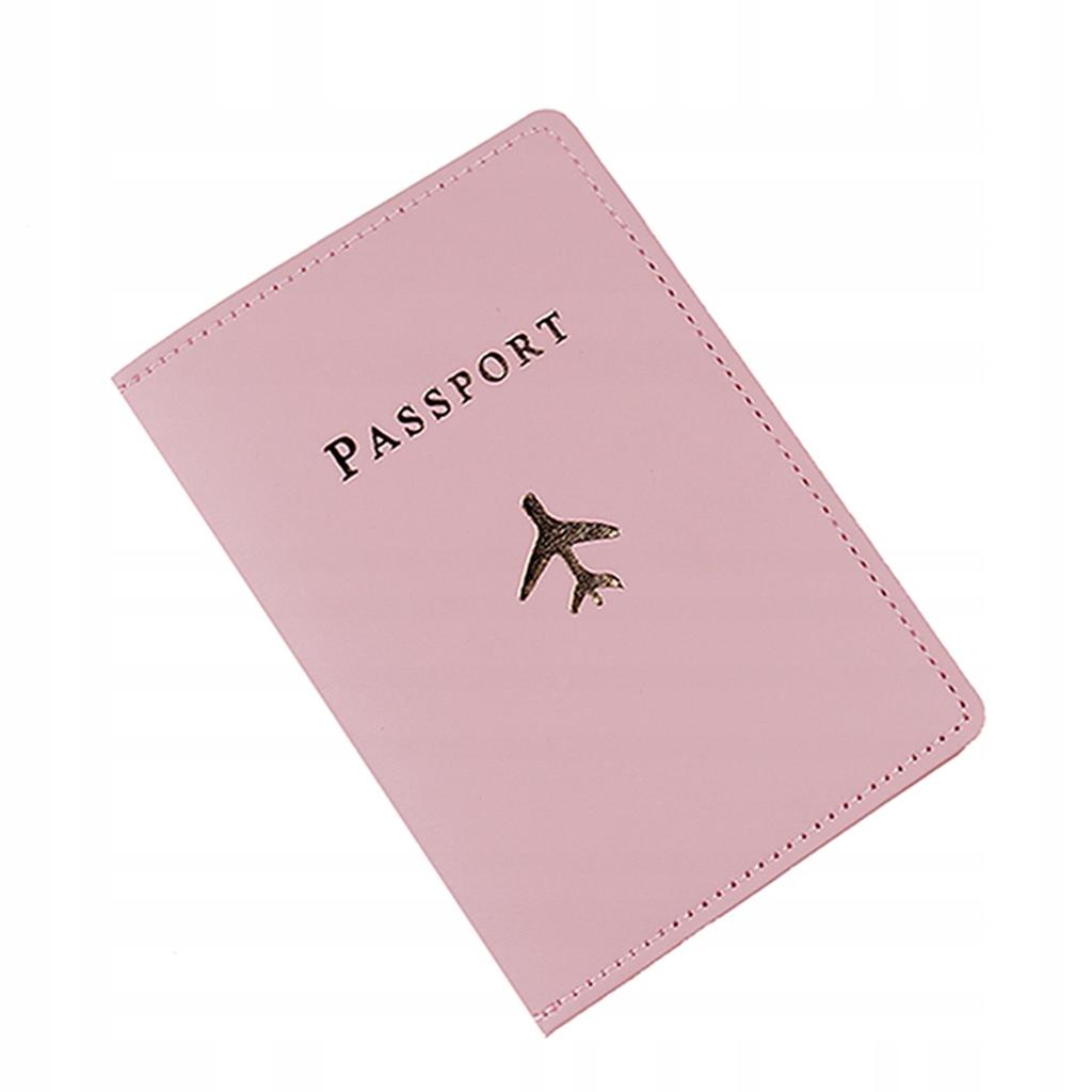 Case Passport Cover Documents Eco-Leather Case Pink
