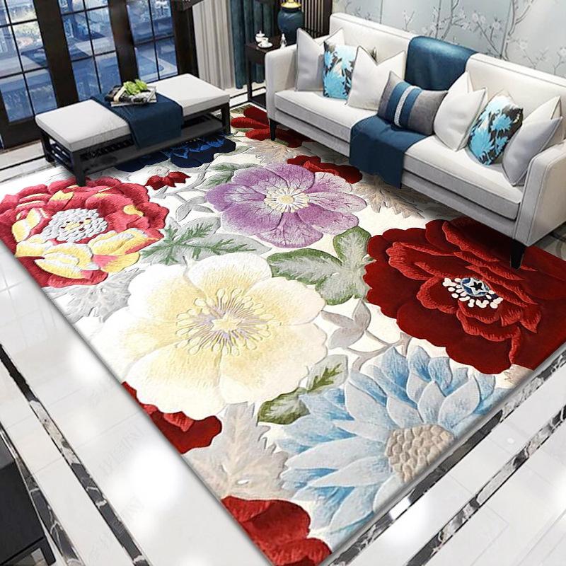 Ковер для спальни в этническом стиле, персидско-американские ретро-ковры, большая площадь, украшения для гостиной, коврики для гардероба, ковер для гостиной, моющийся