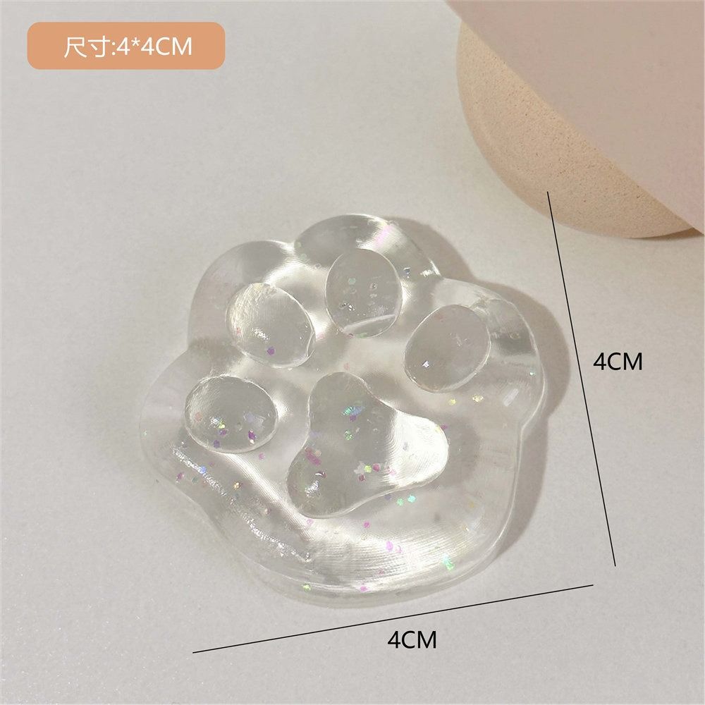 Pinching Cat Paw Fish Cat Paw Mini Mochi Ice Pressure Ball Toy Squeeze Toy Mini Mochi Ice Block