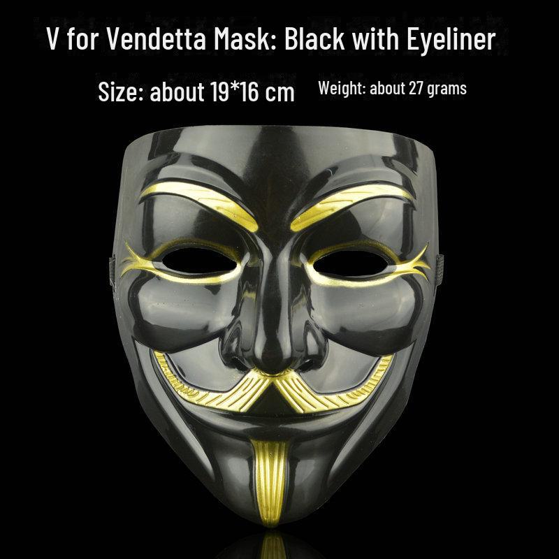 Маска из фильма «V — значит Вендетта» на Хэллоуин: Vendetta Face, Stranger V, Уличный танец, Маска старика