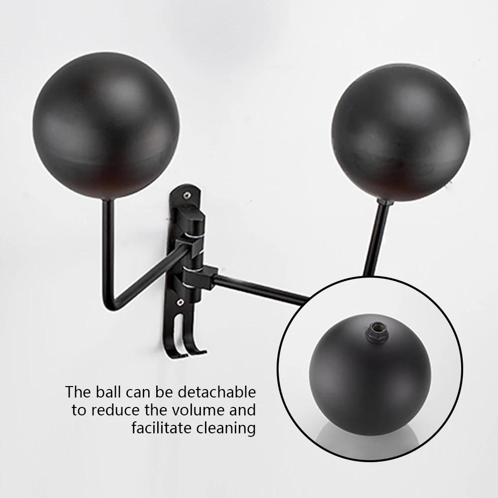 Новый настенный держатель для шлема мотоцикла, вращающийся на 180°, вешалка для шлема, подставка для шлема, стойка для хранения с двойным крючком для шлемов велосипеда