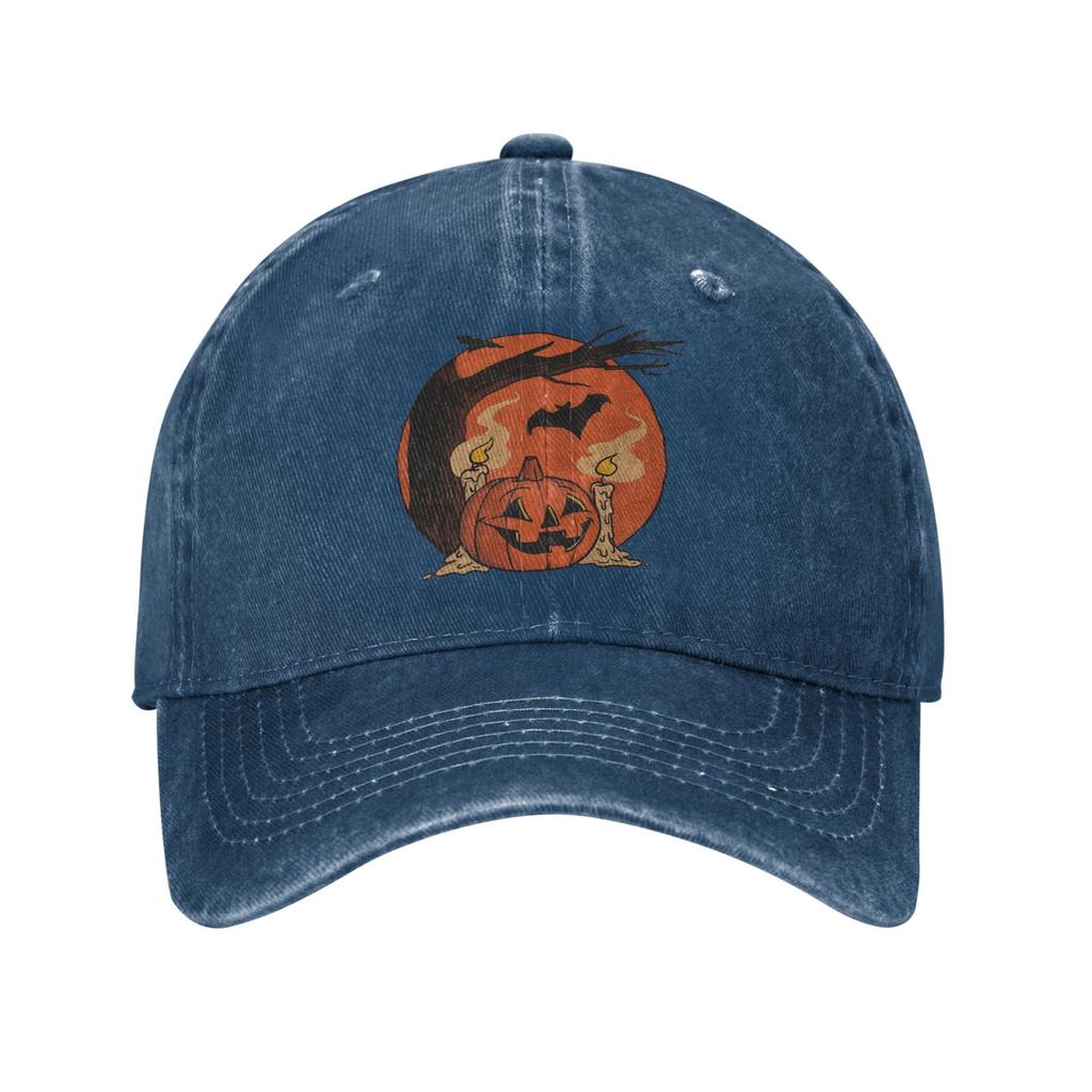 Halloween Pumpkin Casual Baseball Cap For Women Men Summer Outdoor Sport Trucker Hat Trendy Wholesale Baseball Caps
