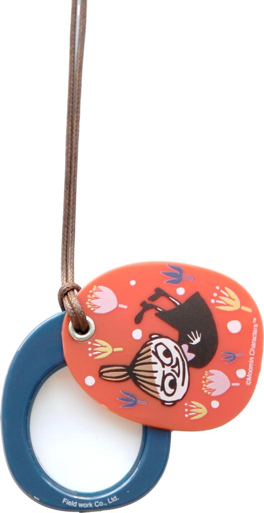 Fieldwork Loupe Slide Loupe G Handheld Loupe Moomin Foldable with Strap Orange 1.8x MLP002-1