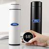 Focus Hot For Ford Intelligent Car Thermos Cup Tea Coffee Vacuum Flask Temperature Display Water Bottle For Ford Focus 3 2015-20