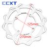 Motorcycle 270mm 240mm Front Rear Brake Disc Rotor For Kawasaki KX KLX KX125 KX250 KX250F KX450F KLX450R Motocross Accessories