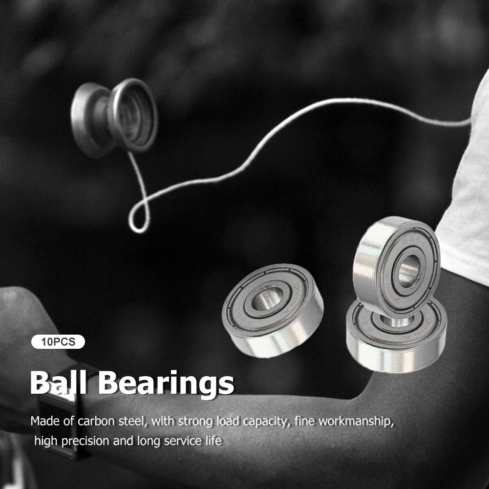 10 шт. Закрытые шарикоподшипники 6x19x6 мм 626zz Подшипники для колес роликовых коньков Углеродистая сталь Подшипник для лонгборда Замена для шкива