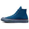 1970s Chuck Taylor All Star Vintage Retro Fashion High Top Canvas Shoes Unisex Sneakers Blue 172669C