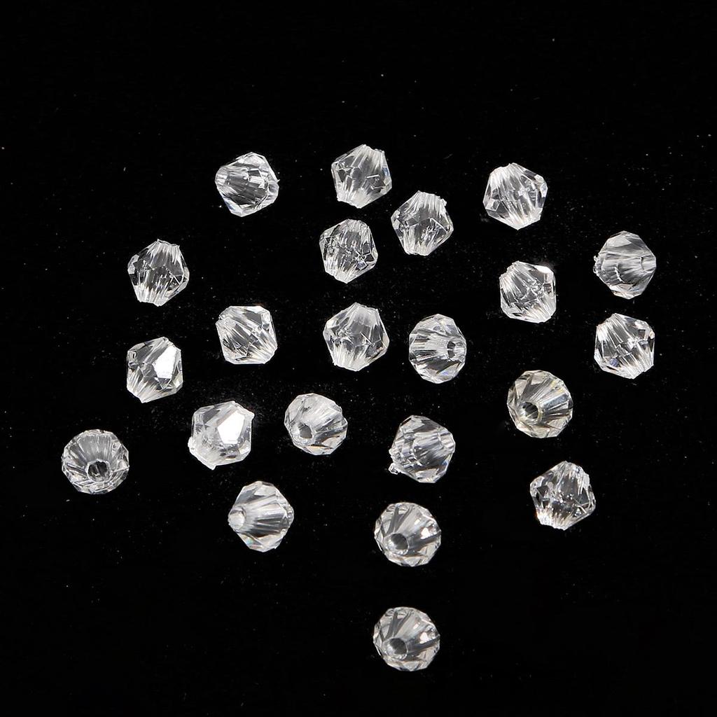 4-10 мм австрийские граненые двухконусные хрустальные акриловые свободные бусины-разделители DIY Изготовление ювелирных изделий