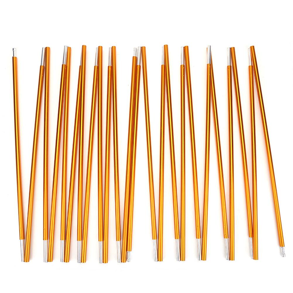 Лот 2 шт. Походные треккинговые дорожные 12 секционные из алюминиевого сплава 8,5 мм 4,42 м стойки для палатки