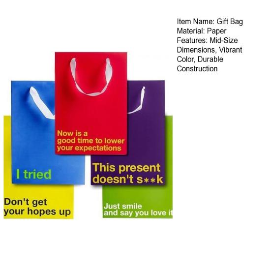 5 шт. Пакет с квадратным дном среднего размера из плотной бумаги, подарочные пакеты с ручками, Рождество, офисные вечеринки, пакет для подарков