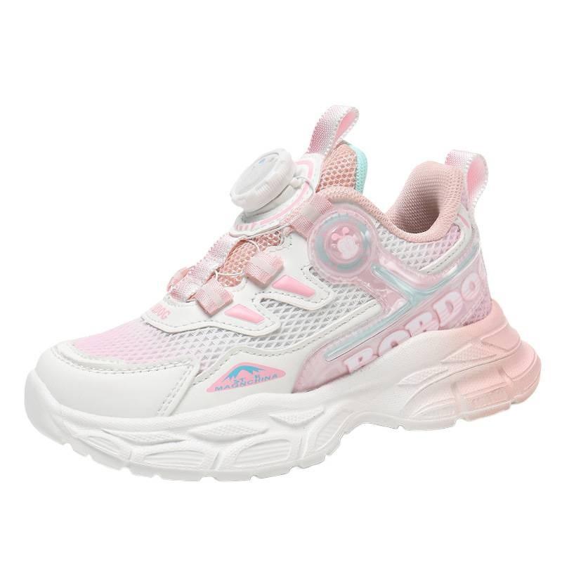 Babdog Girls 'shoes Anti-slip Children's Sneakers 2026 New Students' Single-mesh Breathable Running Shoes