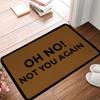 Welcome Area Rug Retro Carpet Floor Mat Doormat Durable Doormat Home Entryway Outdoor Decor Washable Non-Slip Minimalist