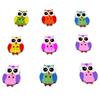 50 шт./лот Креативные оптовые Милые Совята Детские Деревянные Пуговицы для Шитья Скрапбукинг 2 отверстия