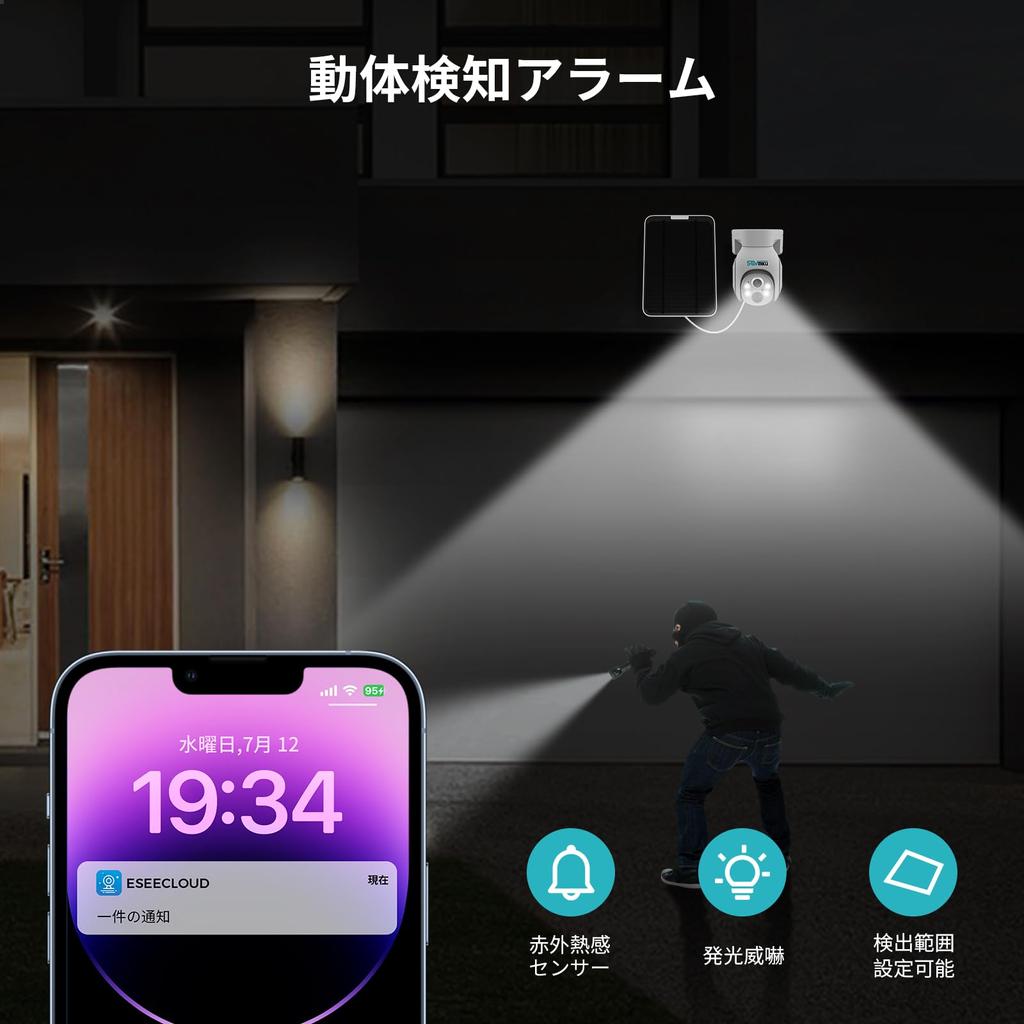 Миллион солнечных панелей мощность SOVMIKU новейшая безопасность беспроводной маленький 4 миллиона 4 беспроводной солнечный пульт дистанционного управления водонепроницаемый рейтинг AI движение безопасность безопасность