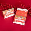50Pcs Christmas Greeting Card Kids Mini Christmas Blessing Greeting Cards Envelope New Year Postcard Gift Card Xmas Party
