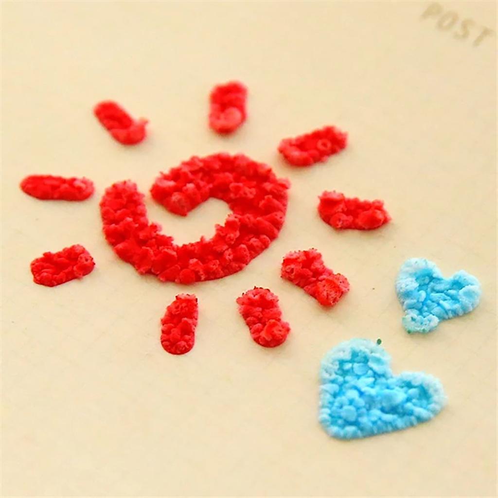 Ручки для рисования попкорна «сделай сам», волшебные пухлые ручки, 6-цветная пухлая пузырьковая ручка Puffy 3D Art Pen, креативные маркеры для детей, рисование и раскрашивание, 60 мл