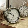 Retro Simple Student Dormitory Desktop Alarm Clock Metal Crafts Living Room Bedroom Silent Alarm Clock Home Decoration