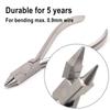 Dental Ultility Bird Beak Plier Heavy and Serrated Jaw Instrument Wire Bending for Max 0.9mm Wire Dental Laboratory Instrument Dentist Tools