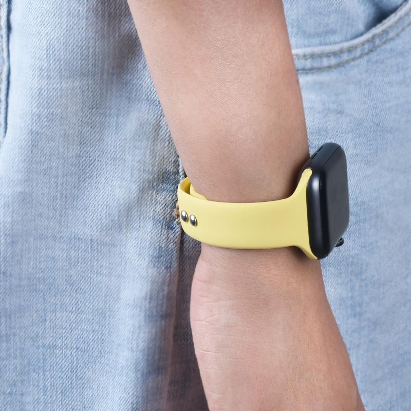 Мягкий тонкий силиконовый спортивный ремешок для Apple Watch 5 4 3 2 1 38 мм 42 мм, резиновый ремешок для часов для Iwatch series 5 4 40 мм 44 мм