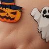 Realistic Halloween Pattern Stickers 20 Sheets Temporary Tattoos for Kids Adults, Waterproof Fake Cosplay Accessories with Bat, Pumpkin, Cat,