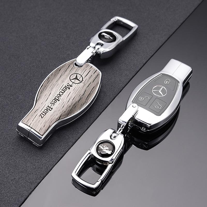 SFX1 For Mercedes Benz A B C E Class GLS GLA GLK GLC CLS CLA AMG W176 W204 W205 W212 W463 Leather Car Remote Key Case Cover Shell