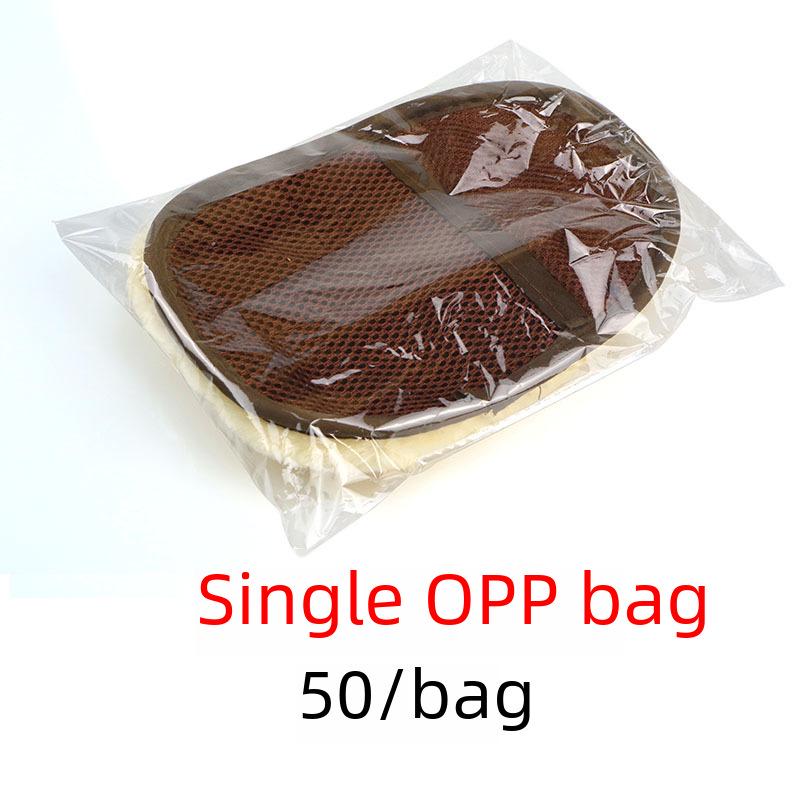 Перчатки для чистки автомобиля из шерсти и бархата в прозрачной сумке — идеально подходят для использования в автомобиле и дома