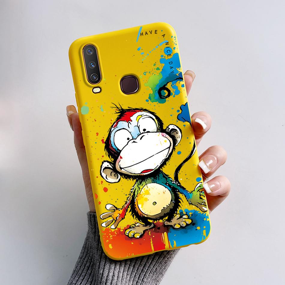 For Vivo Y12 Case 1904 1940 Cartoon Bear Frog Cover For Vivo Y15 Y17 1902 1901 Soft Silicone Phone Case For Vivo Y17 Y12 Bumper