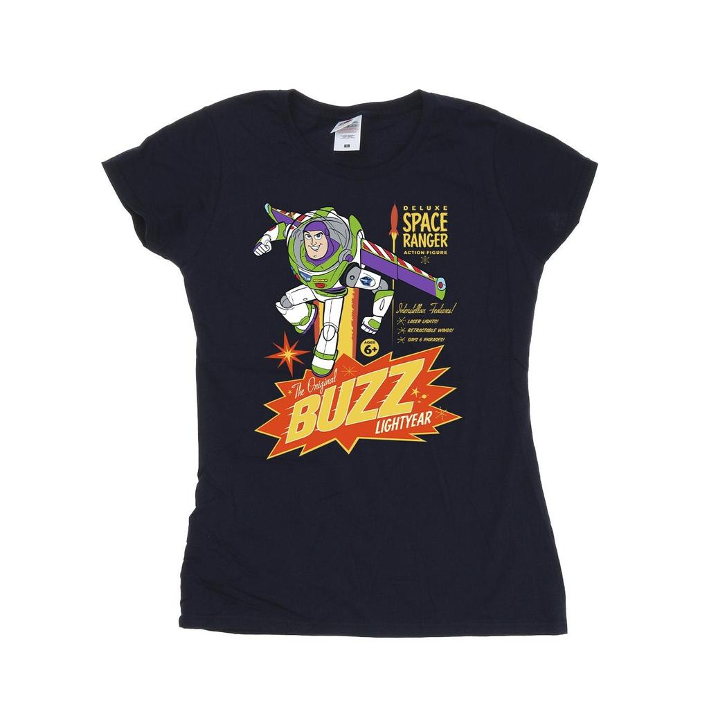 Disney Womens/Ladies Toy Story Buzz Lightyear Space Cotton T-Shirt