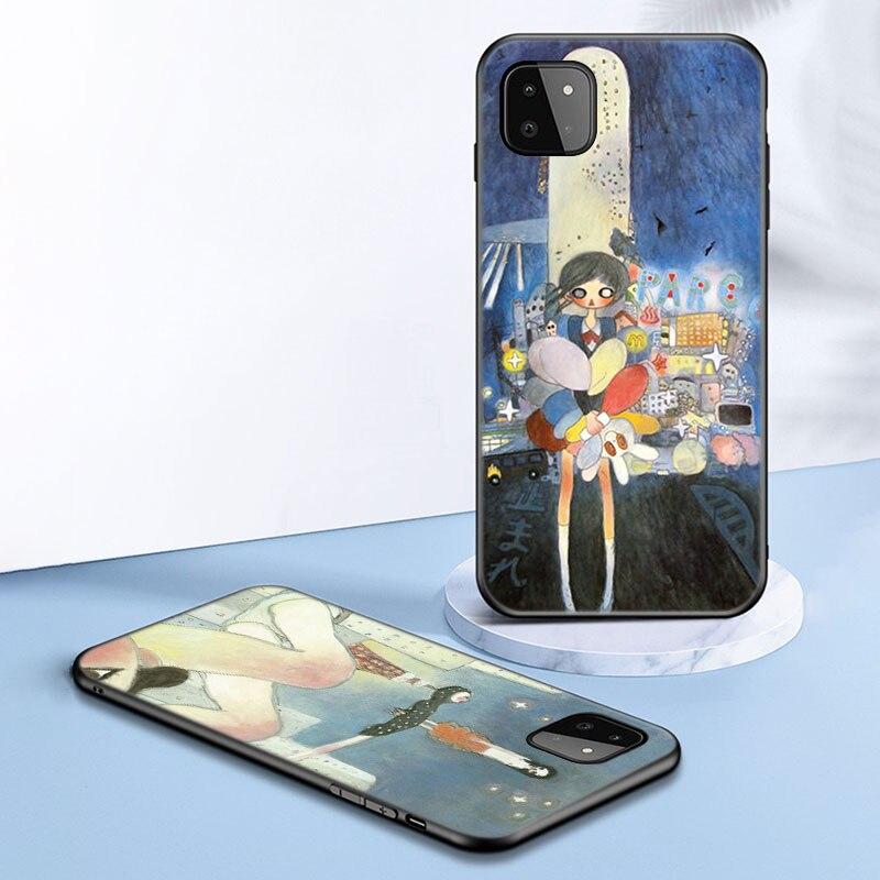 Чехол для телефона Aya takano для Samsung Galaxy A12 A22 A31 A32 A50 A51 A70 A71 A72 A11 A21S A02S A10S A20S A30S A52 S 5G черный чехол