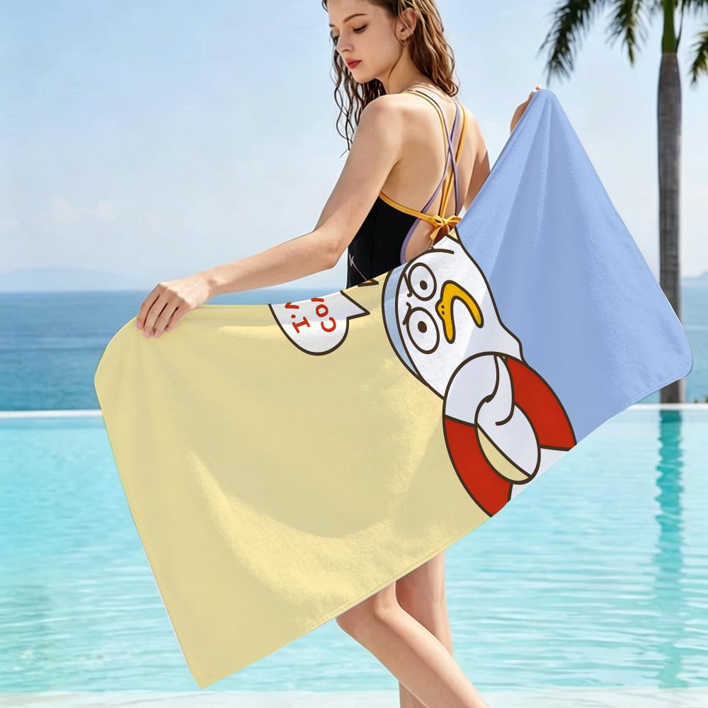 Creature D-Duckyos Towel Multi-purpose Quick Dry Towel Family Outdoor Pool Beach Travel Daily Bath Use