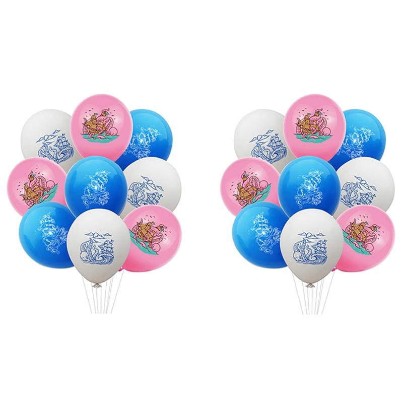 Набор ценных украшений для дня рождения Морского чудовища для детской тематической вечеринки