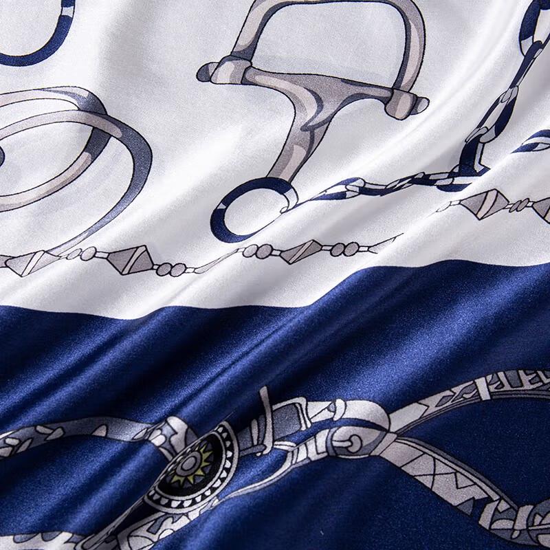 Hengyuanxiang 100% Mulberry Silk Square Scarf