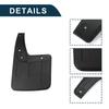 TUCKBOLD Front and Rear Mud Flaps with Mounts for Toyota Hilux Revo TRD 4-D (2016-2022)