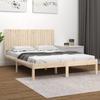 VidaXL Bed Frames Solid Pine Wood 200x200 Cm 3104433