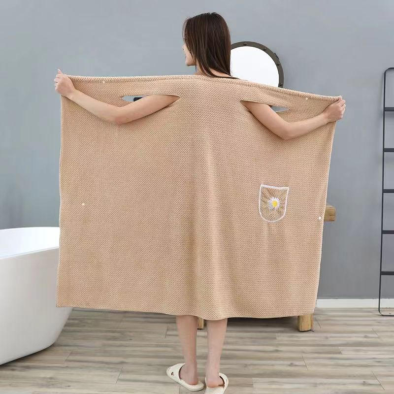 Lengthened Bath Towel Can Be Worn To Wrap Adult Bathrobes and Household Clothes Are Soft Without Shedding Hair