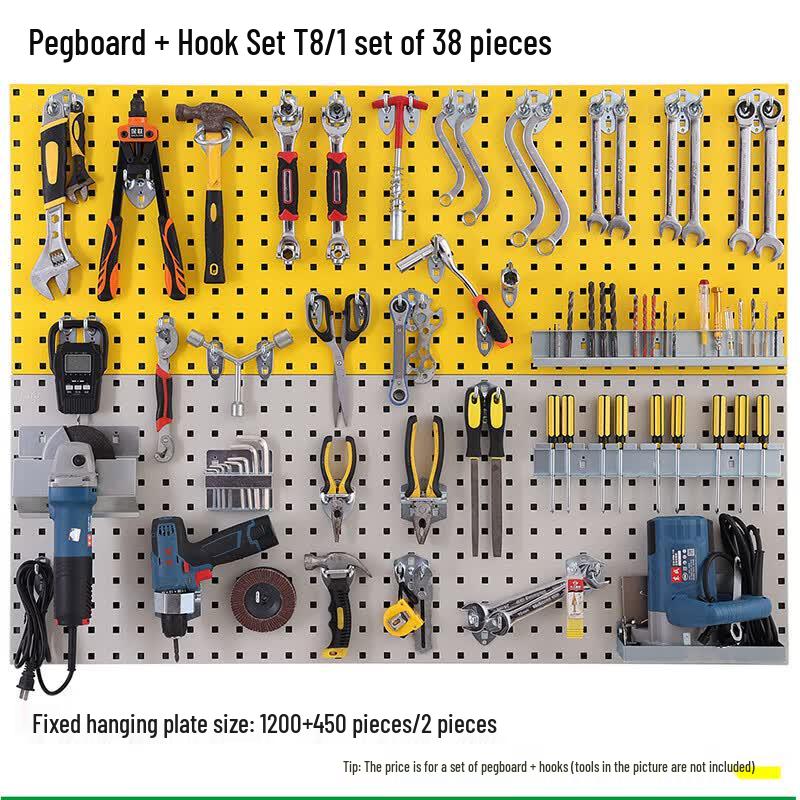 Набор pegboard и крючков для авторемонта Zhunming