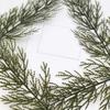 24 шт. искусственные рождественские ветки сосновой иглы, реалистично выглядящие искусственная зелень, сосновые кирки, украшение для рождественской елки
