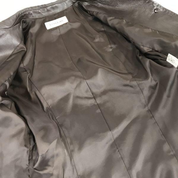 STYLE ME Genuine Sheep Leather Jacket/Women’s Size M/9/Brown/Blouson/Outerwear Tokyo Style(USED)