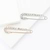 Stylish Simple Alloy Rhinestone Pin Brooch Exquisite Versatile Women'S Coat Shawl Brooch Ornament Pin