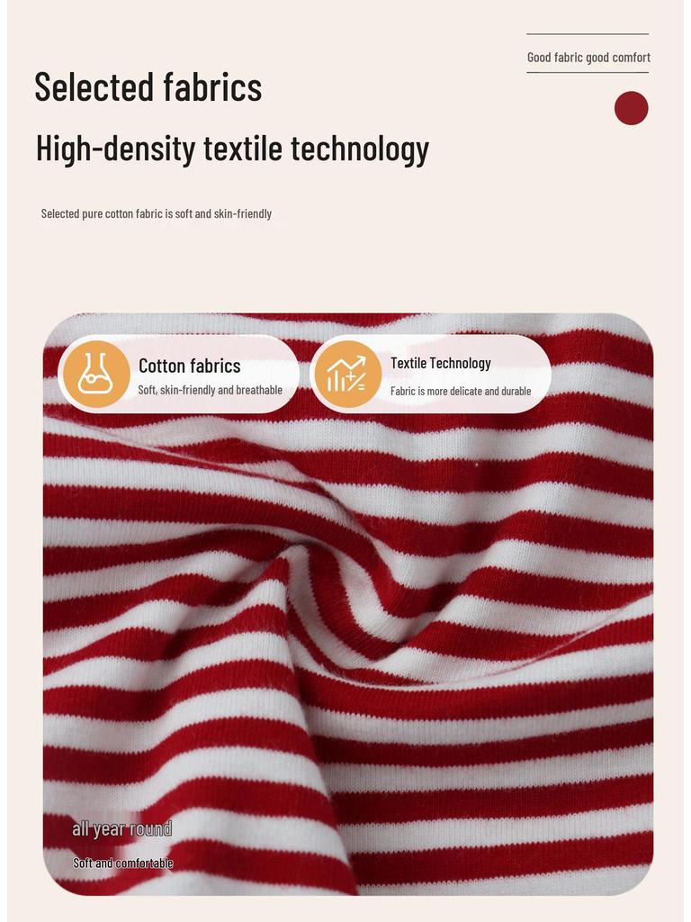 2025 Мужские классические полосатые трусы-слипы с низкой посадкой - Сексуальные, из чистого хлопка, высокоэластичные