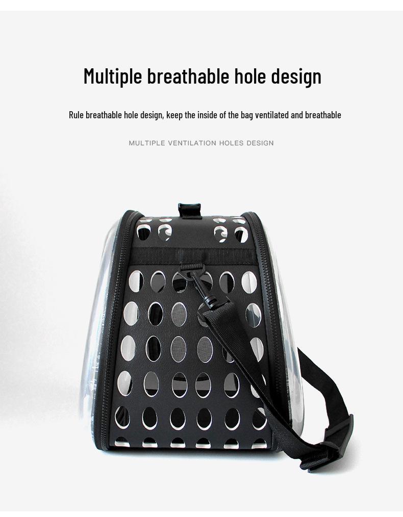 Large Capacity Breathable Foldable Pet Carrier Backpack for Dogs and Cats