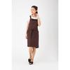 Cute and stylish women's ribbon apron, Chocolat, TO146