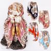 Hijab New Square Scarf Silk Satin Silk Scarf Ladies Leopard Print Scarf Shawl