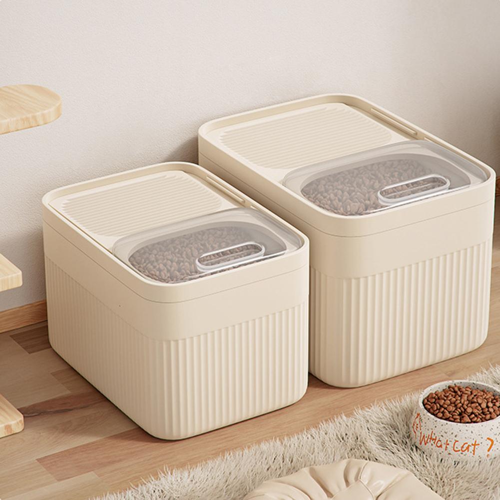 Pet Food Storage Barrel Large Capacity Storage Barrel Food Sealed Moisture-proof Pet Cat Dog Food Barrel Storage Dry Food Bin