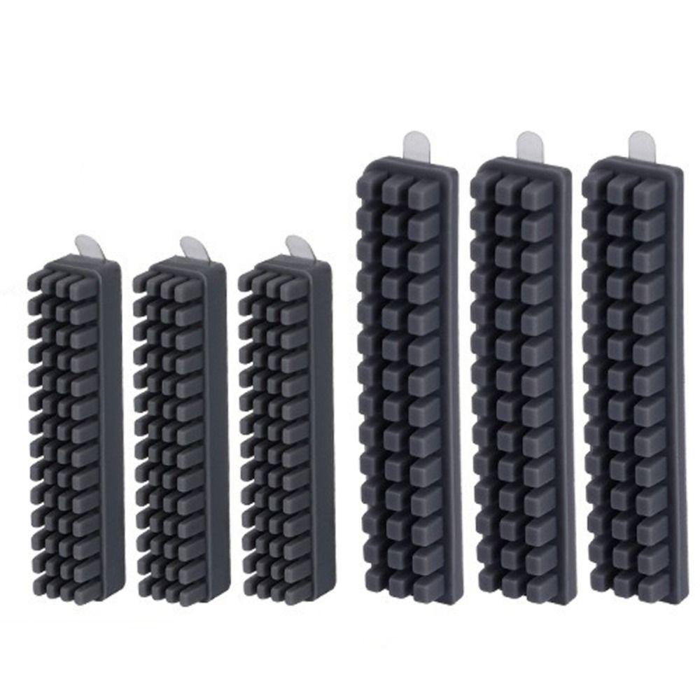 Mounted Design Silicone Brush Scrubber Function Nozzle Wiper Hotbed Mounted Brush 3D Printing