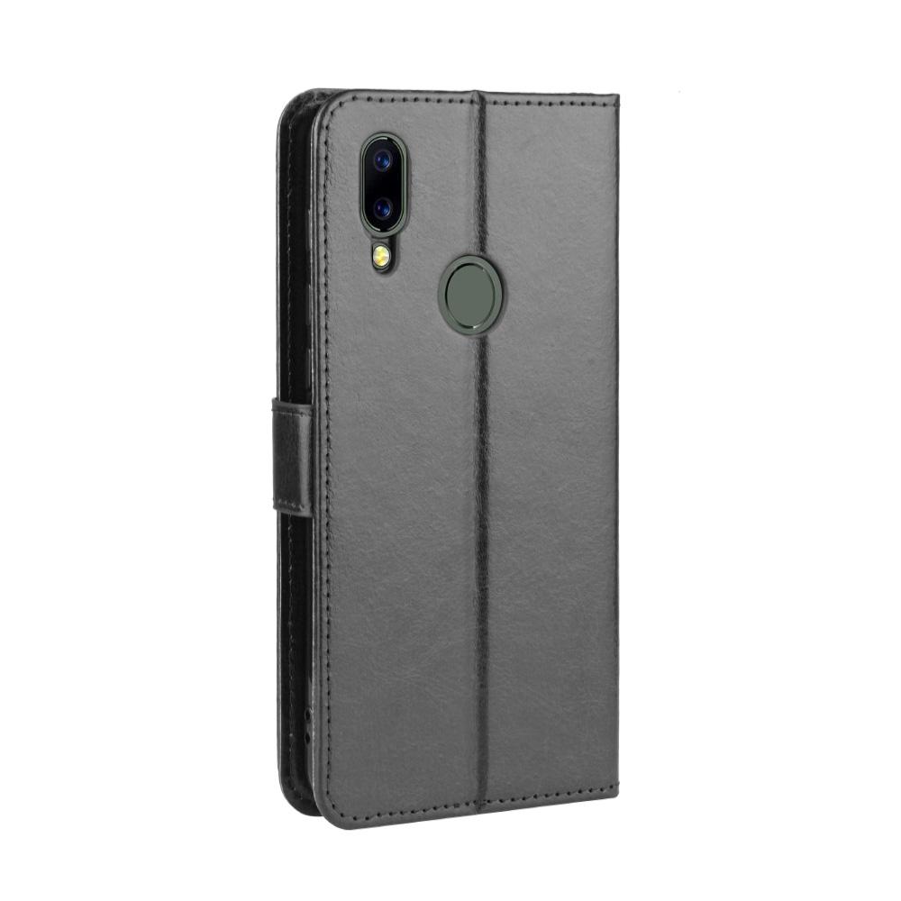 Кошелек-чехол для Umidigi A3S с подставкой и слотами для карт – Ударопрочный, пылезащитный, прочный деловой флип-чехол из кожи